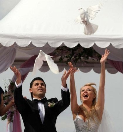 Свадьба Сергея Пынзаря и Дарьи Черных (фото, видео)